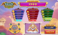 Zeus Cashpot slot game, MrPunter Casino